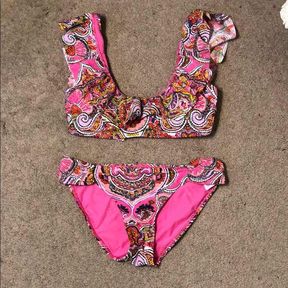 aerie Other - NWOT Aerie pink bikini set